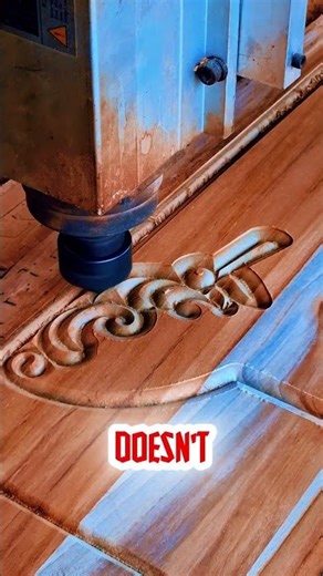 How to make complex designs on wood using CNC mach #reels