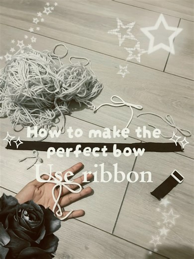 How to make a bow!step by step! 6 steps!#craft
