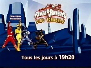 Power Rangers Dino Tonnerre - Promo - Jetix - Nouveaux épisodes - Tous les jours à 19h20