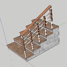 MAJ绘制栏杆（MAJ Rail） - SU插件百科