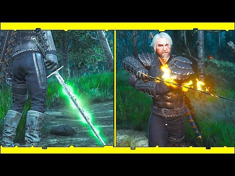 How To Set Our Sword On Fire In The Witcher 3 Wild Hunt