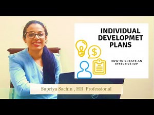 How to write an Effective IDP (Individual development Plan)