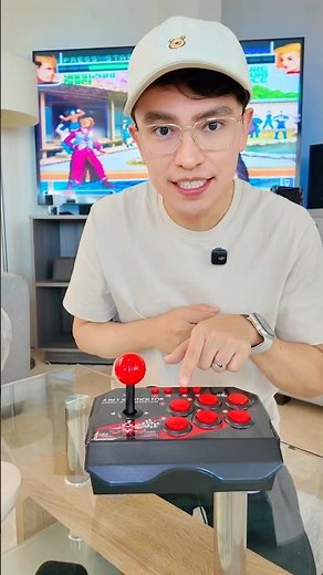 Joystick for playing arcade games on any console #joystick #joystickgaming #arcade #arcadegames