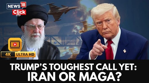 Trump’s Iran dilemma is blowing open deep cracks in his inner circle. Hawks want strikes. Isolationists say war will destroy MAGA. And Trump? He says, “I may do it, I may not.” White House Press Secretary, #KarolineLeavitt now says: Trump will make a decision on Iran in the next two weeks. #Trump #IsraeliranWar #UnitedStates | News18