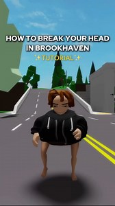 How to break your head in Brookhaven 🙈 #roblox #brookhaven #tutorial #lifehack #shorts #foryou | Juan Gaming