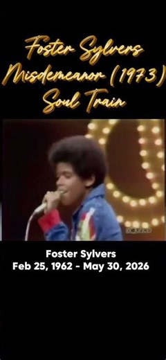 Foster Sylvers – Misdemeanor (1973) | Soul Train Performance