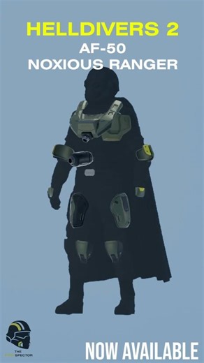 Helldivers 2 AF 50 Noxious Ranger Armor 3D STL #helldivers2 #cosplay #3dprinting