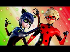 [Miraculous Ladybug] Lady Noir x Mr Bug (DUET transformation)