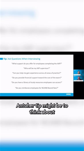 NCARB staff architect Jeremy Fretts shares tips for licensure candidates looking for AXP-friendly architecture firms. ✍️ . . . #ncarb #aspiringarchitect #axp #architecturestudent #architecturefirm | National Council of Architectural Registration Boards (NCARB)
