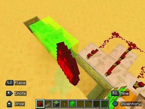 Triple red stone piston extender(bedrock edition)