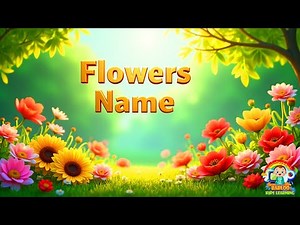 🌸 Top 20 Beautiful Flower Names You Need to Know! 🌺 | Nature's Best Blooms