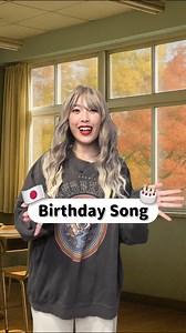213K views · 8K reactions | How do you sing happy birthday in your language…? #nihongodekita #japanese #Nihongo #learnjapanese #japaneselanguage #japaneselearning #StudyJapanese #日本語 #japanesegrammar #Nihongo #JLPT #japanesestudy #日本語勉強 #JapaneseLessons #JapaneseWords #日本語学習 #日本語教師 #LearnNihongo #日语 #japan #learnjapanese | Learn Japanese with Sayaka | Facebook