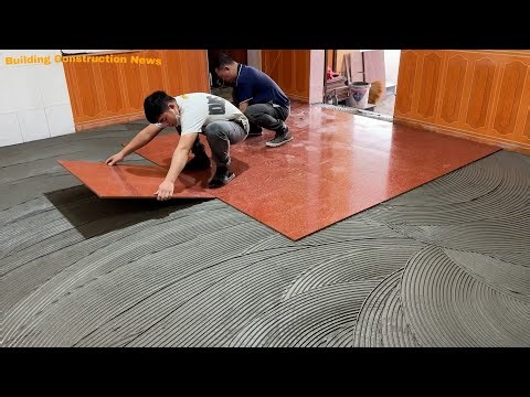 How To Renovate And Install A Beautiful Kitchen Floor Using 80 x 80cm Granito Ceramic Tiles