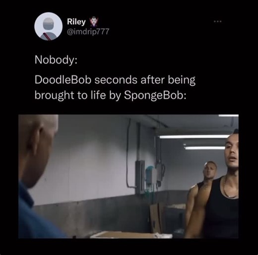 DoodleBob didn’t come to play😂 #memesbr #memes #spongebob #doodlebob #foryourpage #foryou #fyp