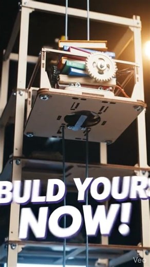 How a Gear Motor Powers a Mini Elevator | DIY Engineering Project