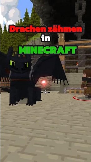 🐉 Drachen zähmen in Minecraft? Unglaublich, aber das geht! 🤩 #minecraftdrachen #minecraftshorts