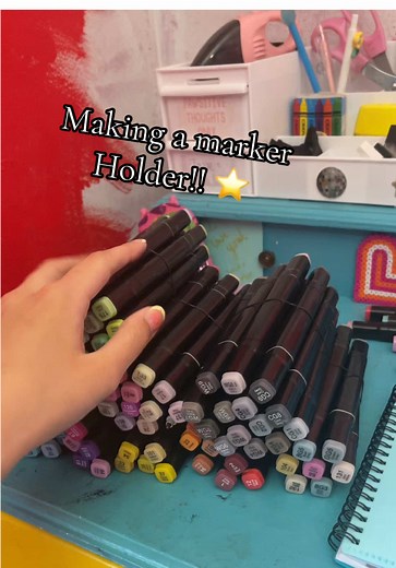 Creating a DIY Marker Holder for Organized Art Supplies