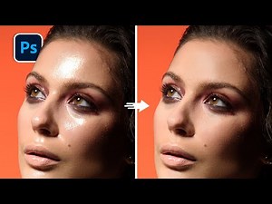 Easy Fix Shine Spots on the Skin in Photoshop