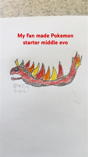 Part 2 to my fan made Pokemon starter #pokemon #fanmadepokemon # art