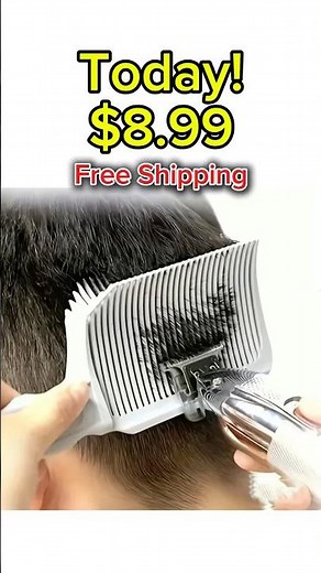 Master the Fade: V-Shaped Barber Comb