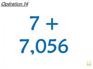 Calcul mental CM1 Ajouter un entier à un décimal 3