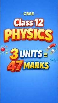 Class 12 Physics Most Important Chapters. #study #12thboard