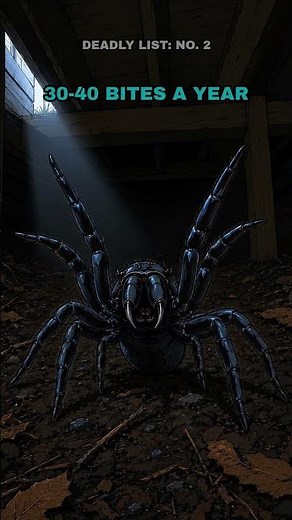The world's deadliest spider was beaten by a fridge. #animalfacts #spiders #venom