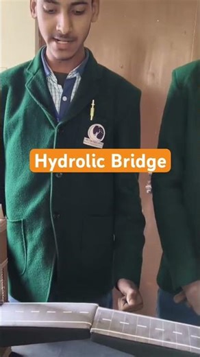Working Model of Hydrolic Bridge || Science Exhibition || Science Fair #viral #shorts