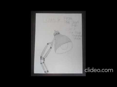 My Drawing Artwork Of Luxo Jr. From Disney & Pixar's Luxo Jr.