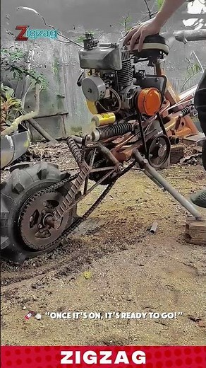 Creative & Powerful DIY Tiller Tool for Cultivating and Weeding in Small Farms