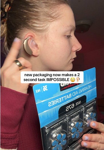Old Hearing Aid Button Battery Packaging Fails Users