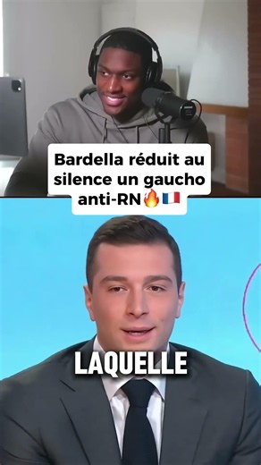 Bardella puts this leftist in his place 🔥 #bardella #leftist #left #rn