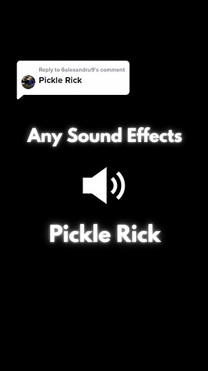 Replying to @6alexandru9 Pickle Rick #anysoundeffects #picklerick #picklericksong #rickandmorty #rickmorty