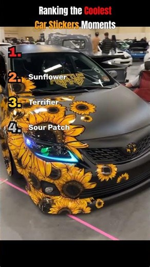 Ranking the Best Car Sticker Moments Ever!🚗