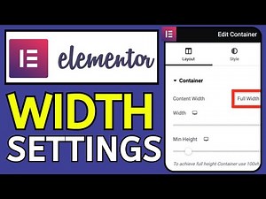 How to Create Full-Width Page Sections in Elementor (2024) - Quick Tutorial