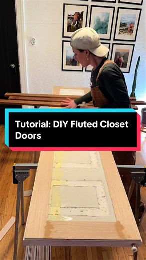 DIY Fluted Bifold Closet Door Tutorial