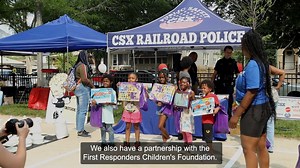 CSX is proud to honor the vital partnership between communities and law enforcement that contributes to safer, more caring neighborhoods. As part of our #CSXPrideInService initiative, CSX Police officers teamed with the First Responders Children's Foundation to engage with neighbors across the network on #NationalNightOut. Our officers distributed toys and had meaningful conversations with community members while sharing essential safety information. #NNO2023 | CSX