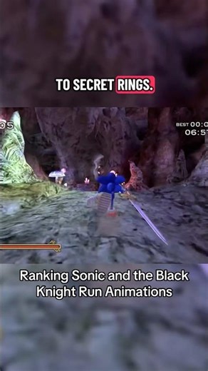 Ranking Sonic and the Black Knight Run Animation