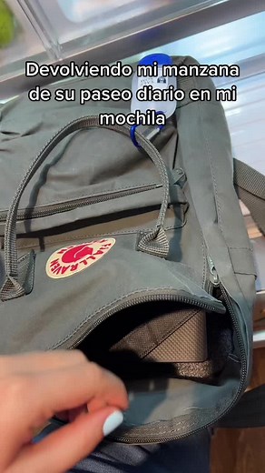 Organizing Your Backpack with Fruits and Water Bottle