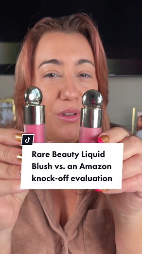 I was shopping for a liquid blush showdown when this appeared on amazon, and my mind was blown at how identical this Lakerain product attempted to be of the @Rare Beauty soft pinch liquid blush. I was so curious to see this for myself, so we purchased this for educational purposes only. And also plan on returning. So here I walk through every detail and the nuances step by step of just how much Lakerain attempted to completely copy @Selena Gomez’s brand. Here is why I would never personally pick