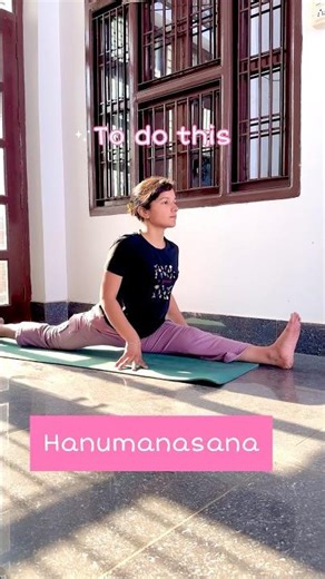 Want to unlock your side splits ? Try these 🌼 | yogistic girl | split tutorial