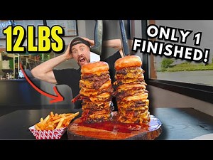 Only 1 Person Ever Finished This 12lb Donut Burger… Now I Know Why
