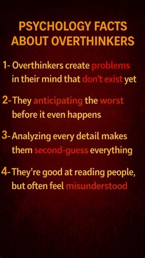 Psychology Facts About Overthinkers