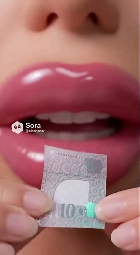 Hyper-Realistic ASMR Money Crunch 💵 Edible Currency & Satisfying Sounds