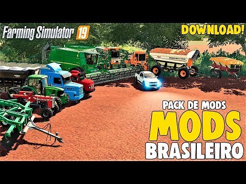 Pack de mods BRASILEIRO para Farming Simulator 19 *download*
