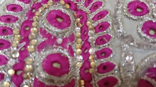 Patchwork Cotton Table Runner: Embroidered Dining Table Centerpiece (16x60in)