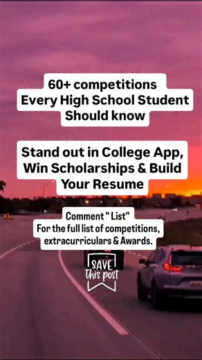 BrownFig on Instagram: "Want to stand out on college apps? 💡 Competitions are one of the BEST ways to prove your skills, leadership, and passion. We’ve put together a PDF of 60+ competitions – from STEM and business to writing and art – that are perfect for high school students like you. 🎯 Many of these lead to national recognition, cash prizes, and college scholarships. ▪︎ First Robotics Competition - https://www.firstinspires.org/robotics/frc • Future Business Leaders of America - https://ww