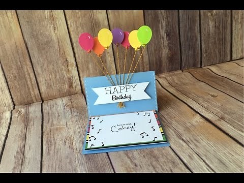 Acetate Balloon Easel Card Tutorial