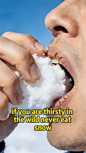 STOP! Eating Snow Will KILL You Faster ❄️ #shorts