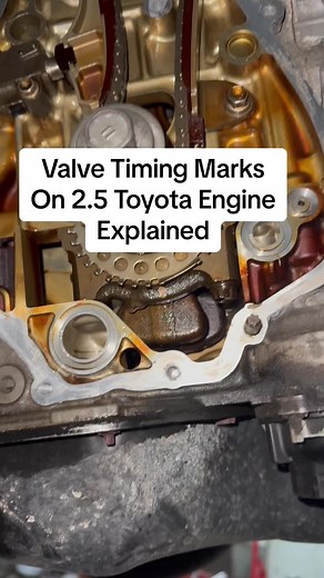 Understanding Valve Timing Marks on Toyota 2.5 Engine